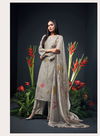 Zanera By Ganga Silk Printed Handwork Dress Material Catalog